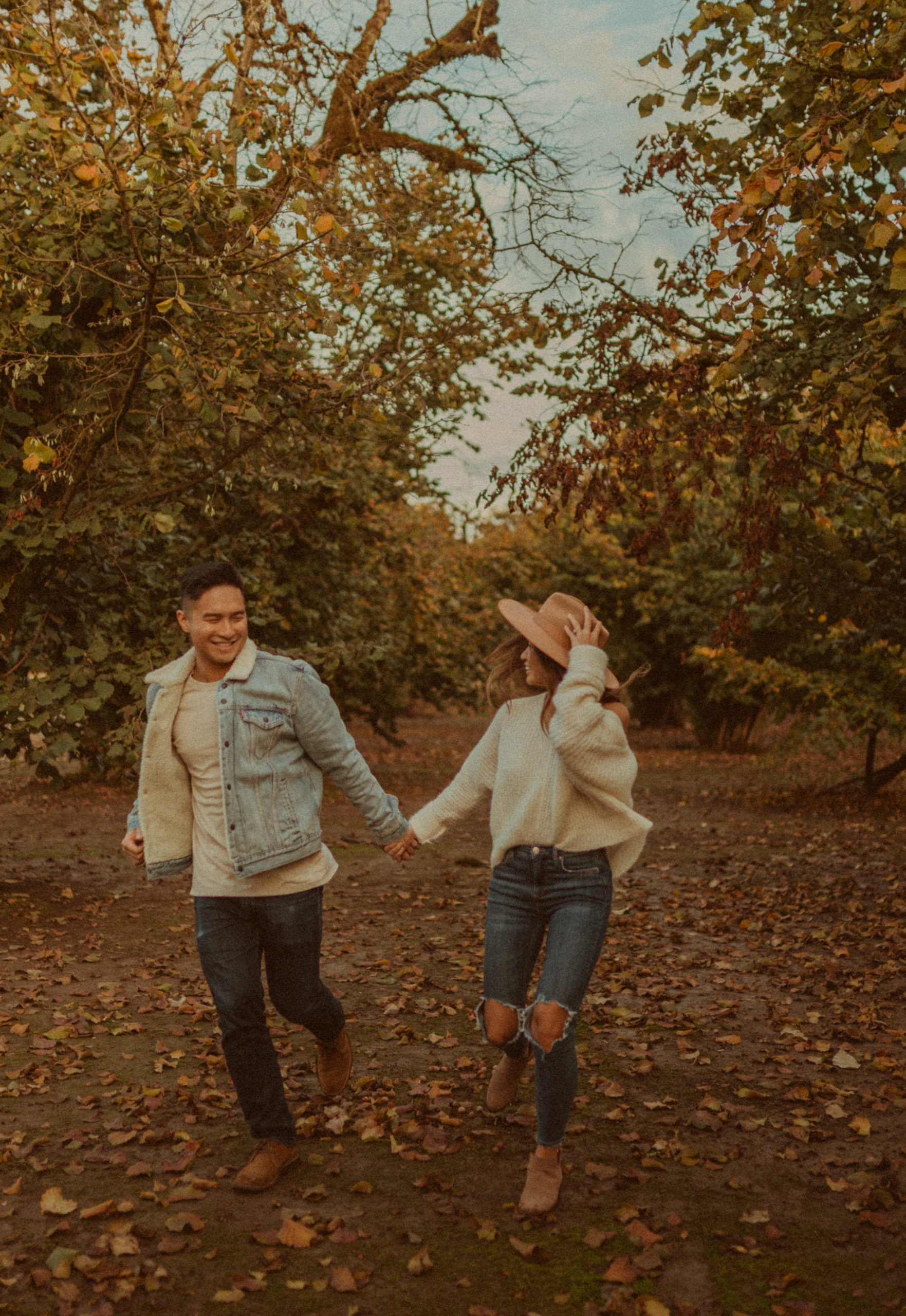 Cozy Anniversary Session during Fall in Portland Oregon